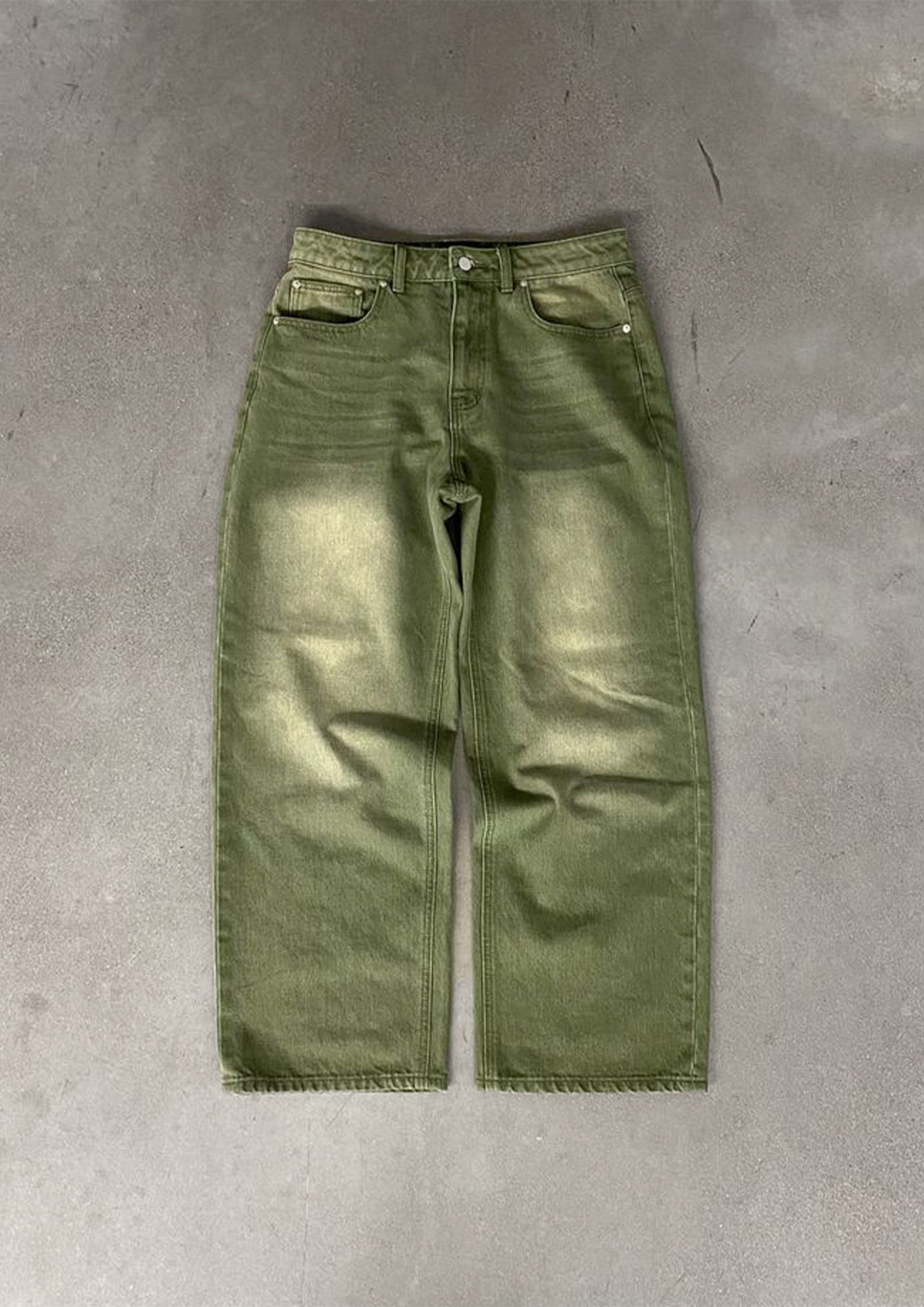 Matcha Stone Wash Denim