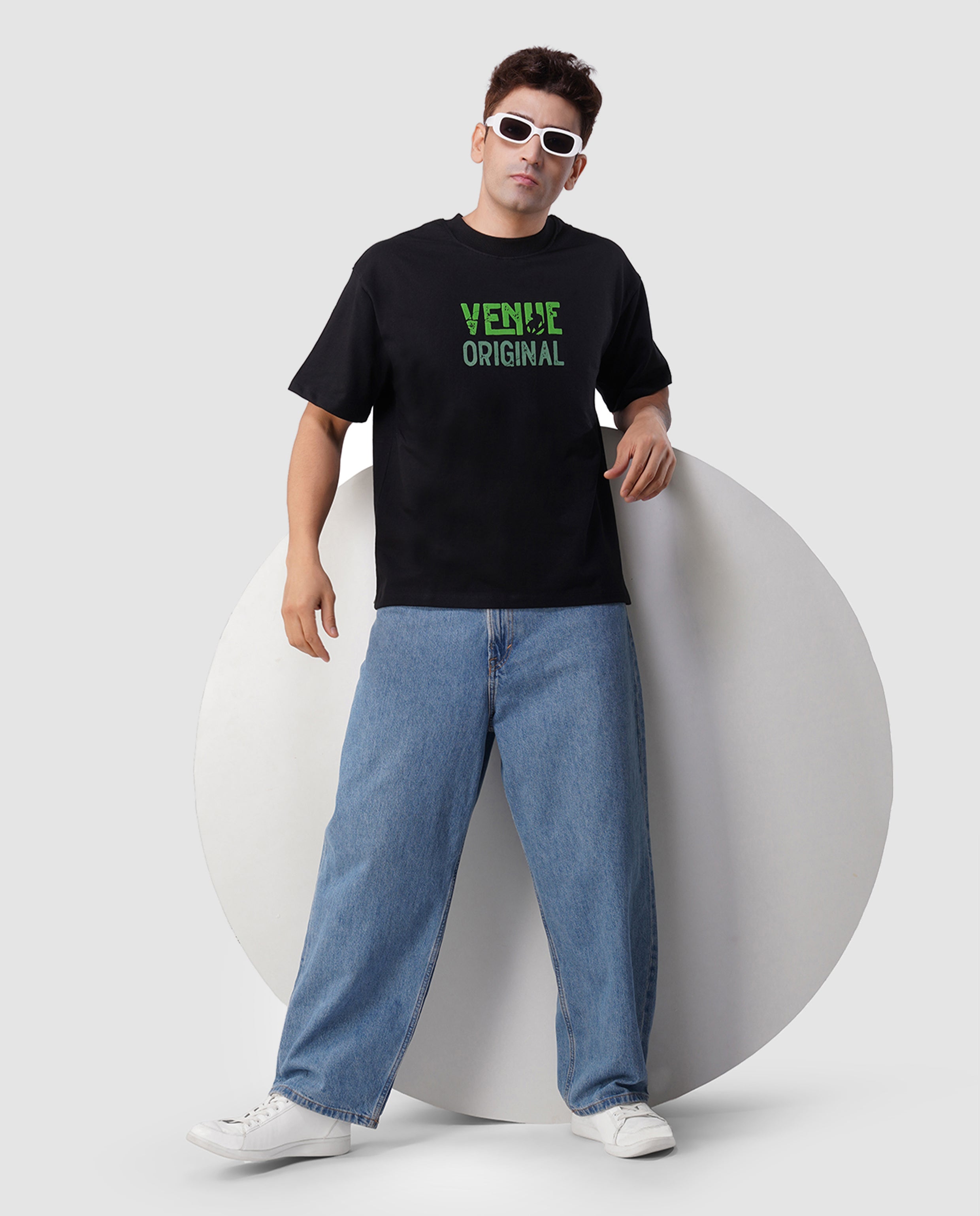 Jungle Reign Oversized Tee – Midnight Panther Drop