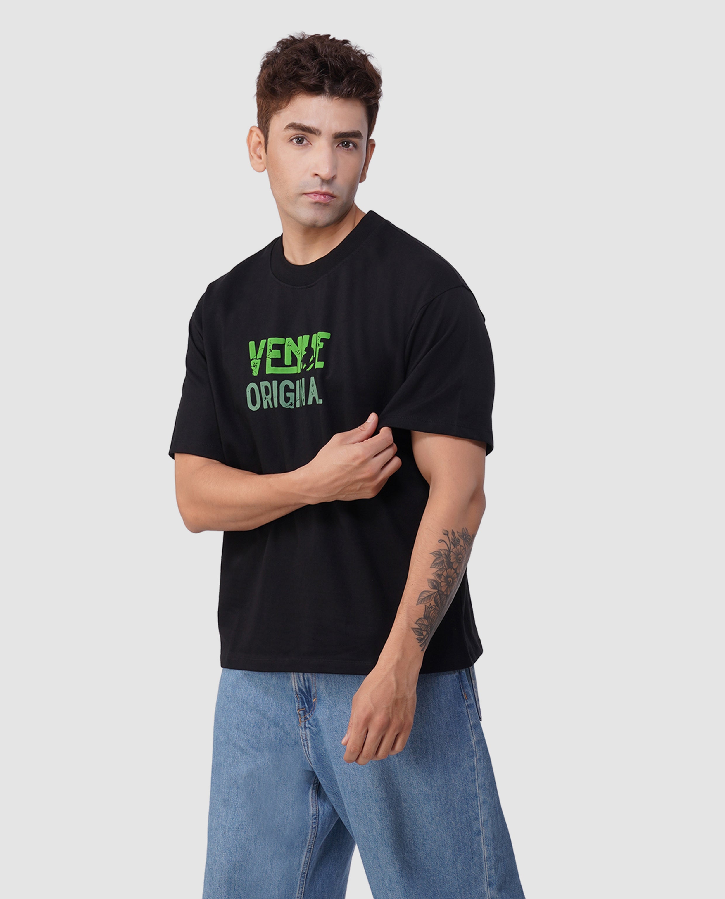 Jungle Reign Oversized Tee – Midnight Panther Drop