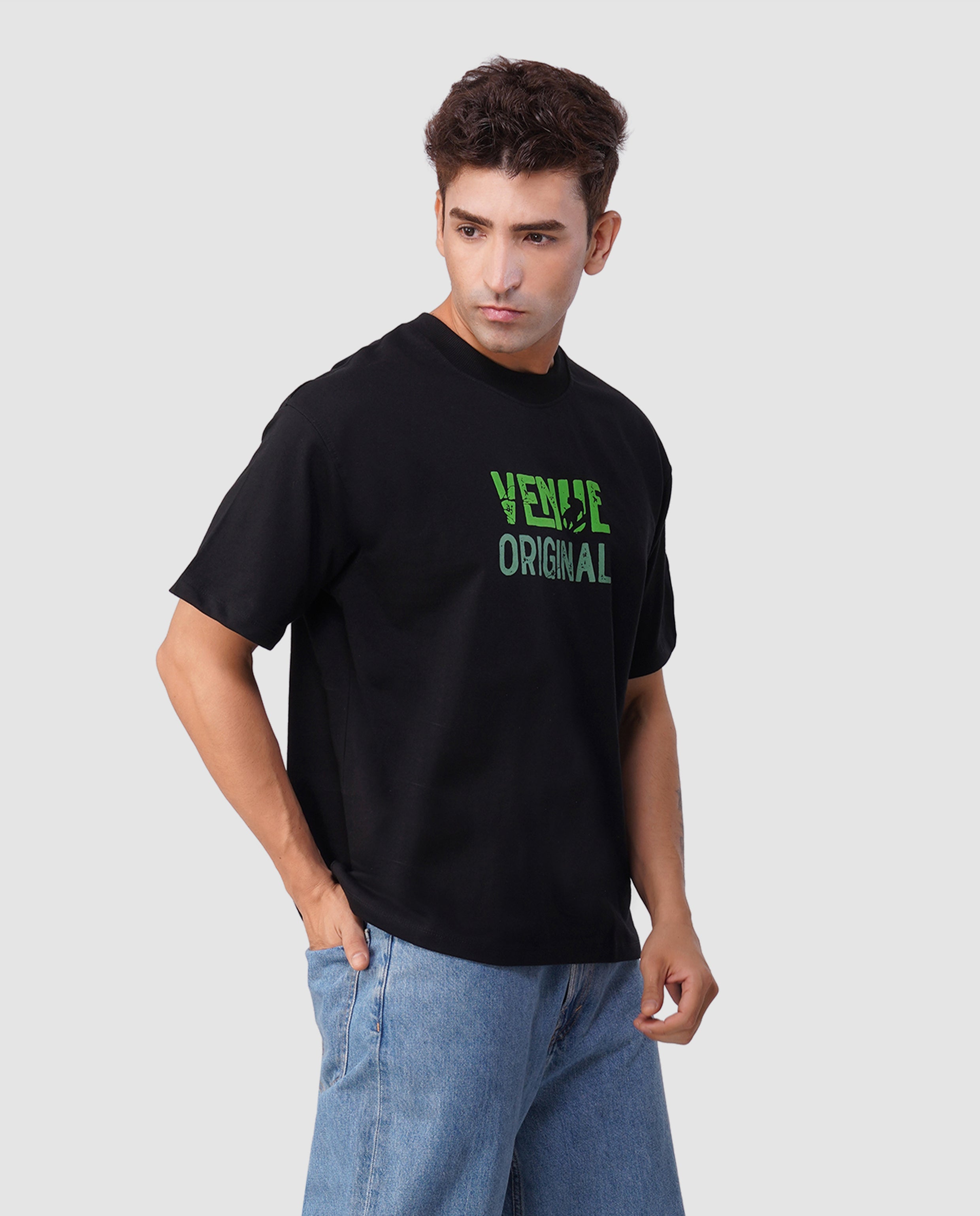 Jungle Reign Oversized Tee – Midnight Panther Drop