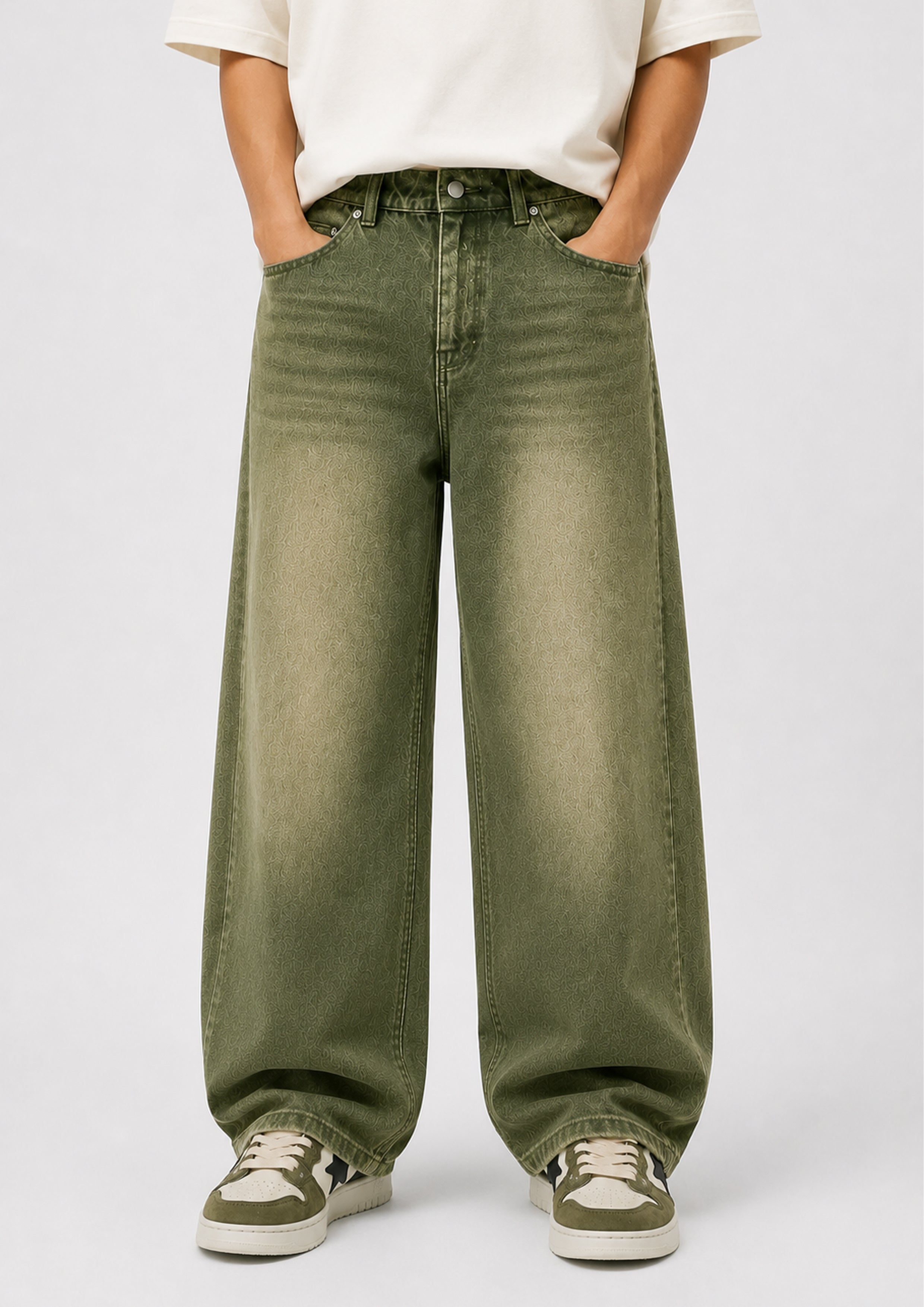 Matcha Stone Wash Denim