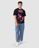 Panther Drip Oversized Tee – Neon Flex Drop