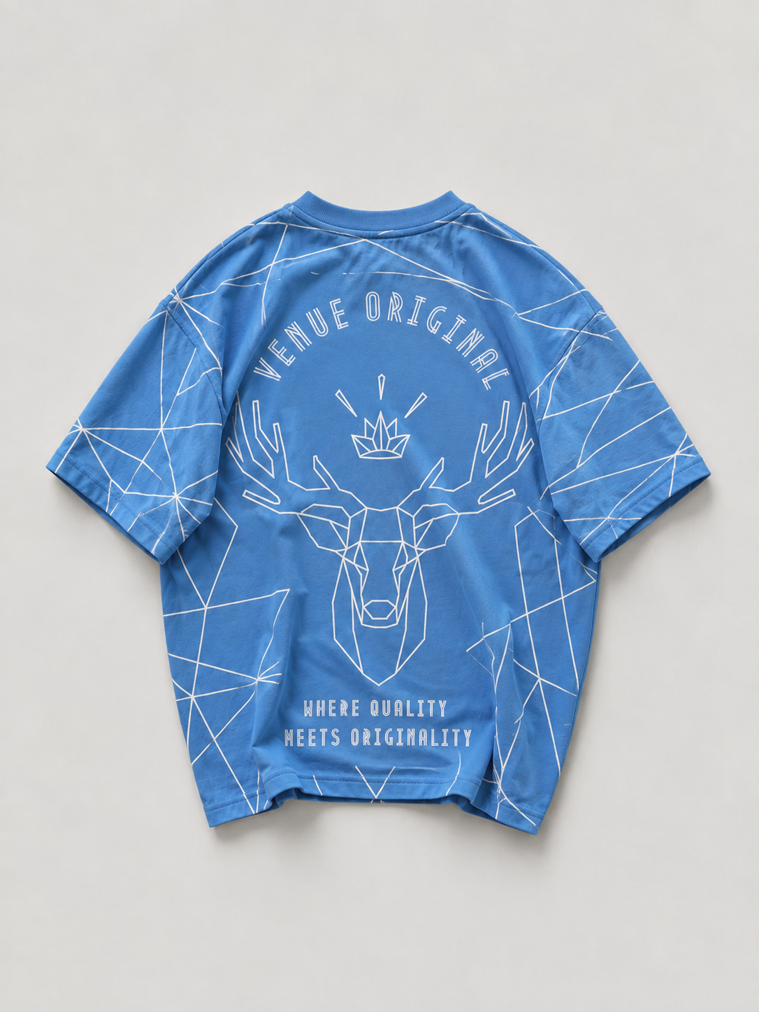 Buck Crown Overall Puff Print Oversized T-shirt