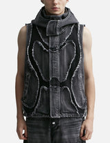 Shadowgrid Vest Denim Jacket