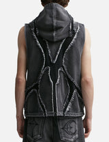 Shadowgrid Vest Denim Jacket