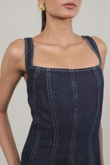 Indigo Arc Denim Dress – Venue Blues