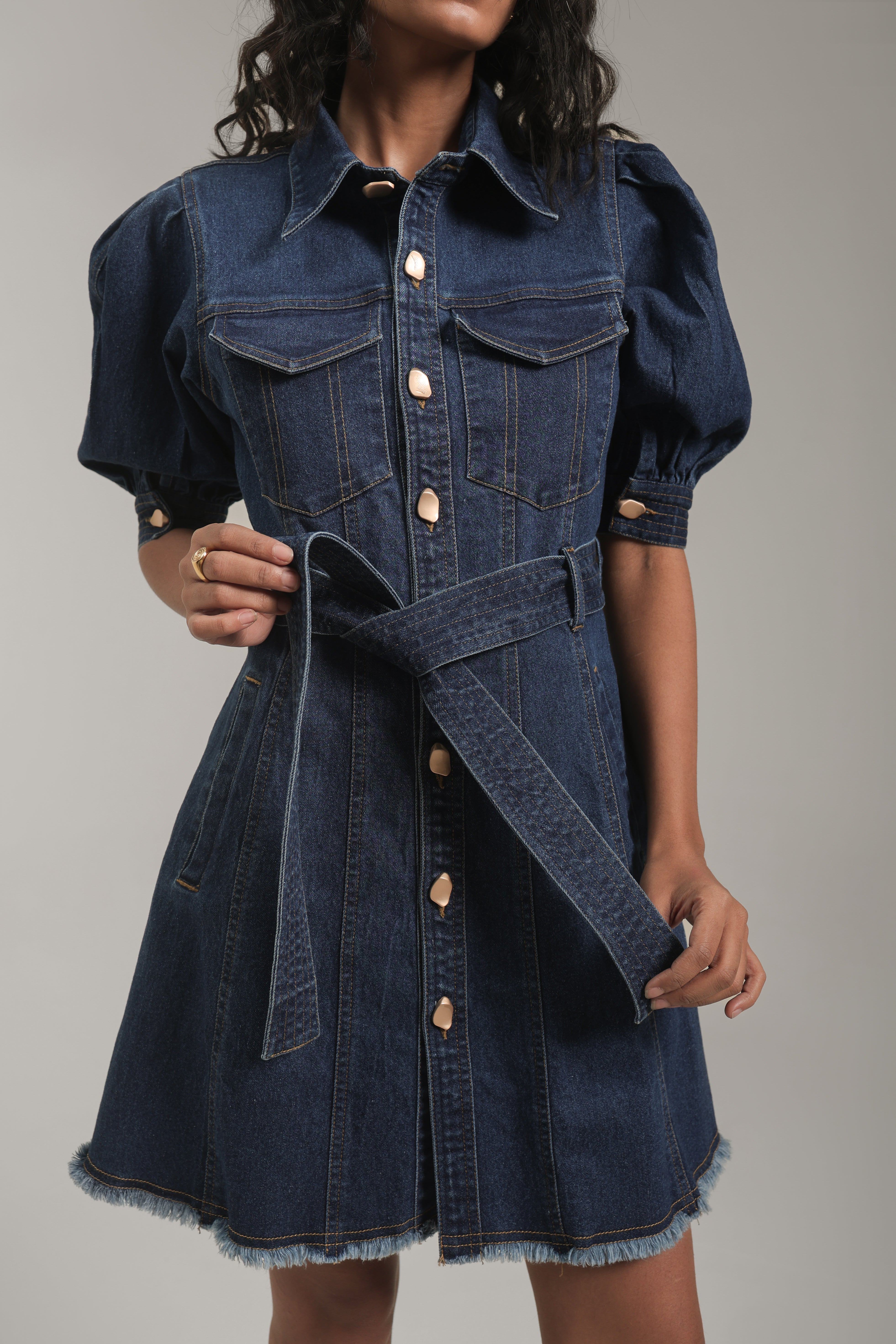 Denim Reverie Mini Dress – Venue Blues
