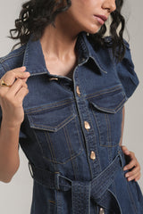 Denim Reverie Mini Dress – Venue Blues