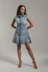 Quilted Charm Denim Mini – Venue Blues