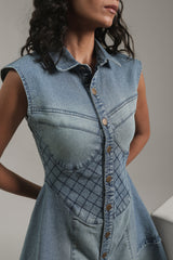 Quilted Charm Denim Mini – Venue Blues