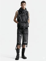Shadowgrid Vest Denim Jacket