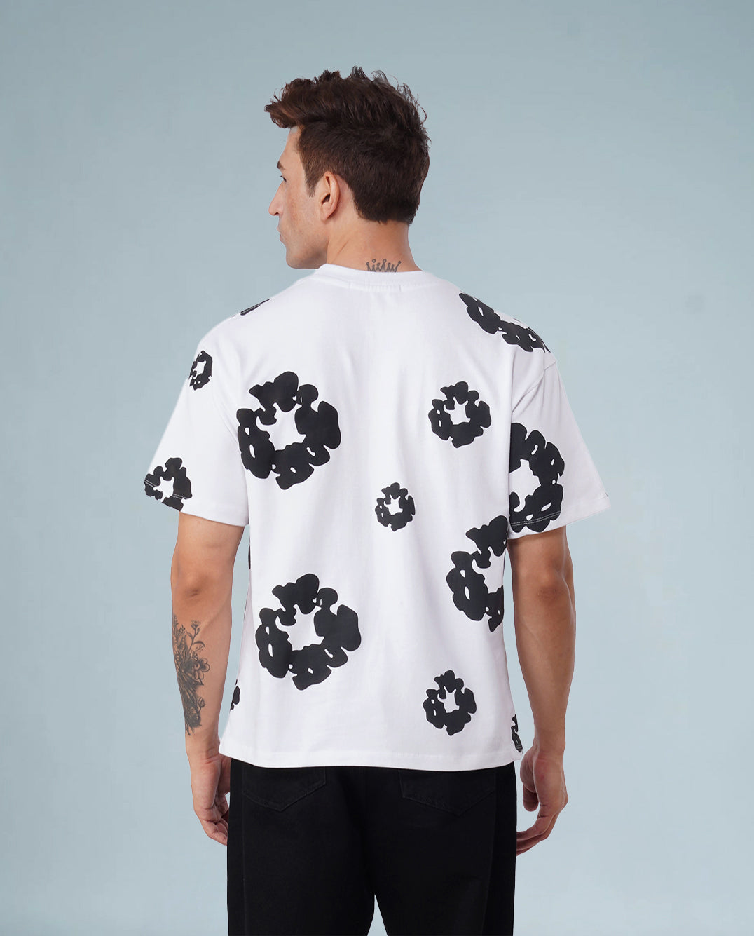 Pop Vibe Oversized Tee – Midnight Butter