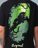 Jungle Reign Oversized Tee – Midnight Panther Drop