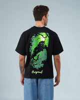 Jungle Reign Oversized Tee – Midnight Panther Drop