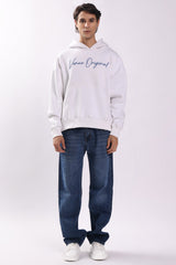 Flying Parrot Puff Print Oversized Hoodie