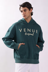 Whale Print Oversized Hoodie