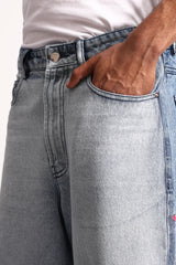 Indigo Drift Embroidered Denim Pants