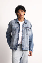 Skyblue Stonewash Classic Denim Jacket