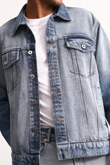 Skyblue Stonewash Classic Denim Jacket