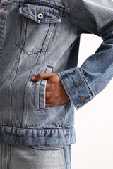 Skyblue Stonewash Classic Denim Jacket