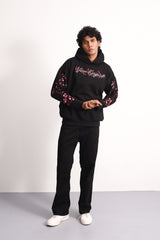 Cherry Blossom Black Hoodie