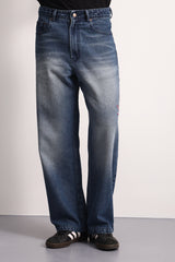 Midnight Fade Embroidered Denim Pants