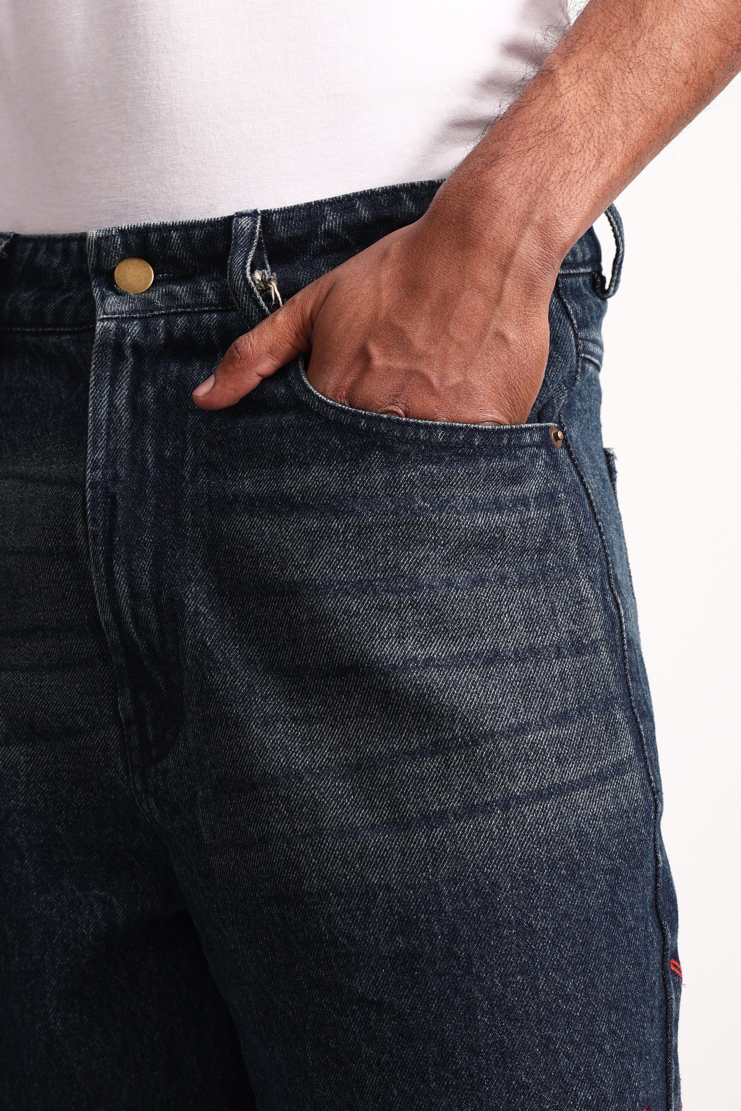 Deep Indigo Straight Denim