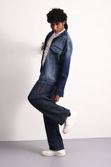 Deep Indigo Straight Denim