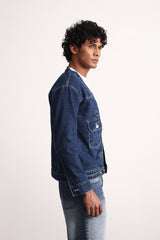 Indigo Utility Denim Jacket