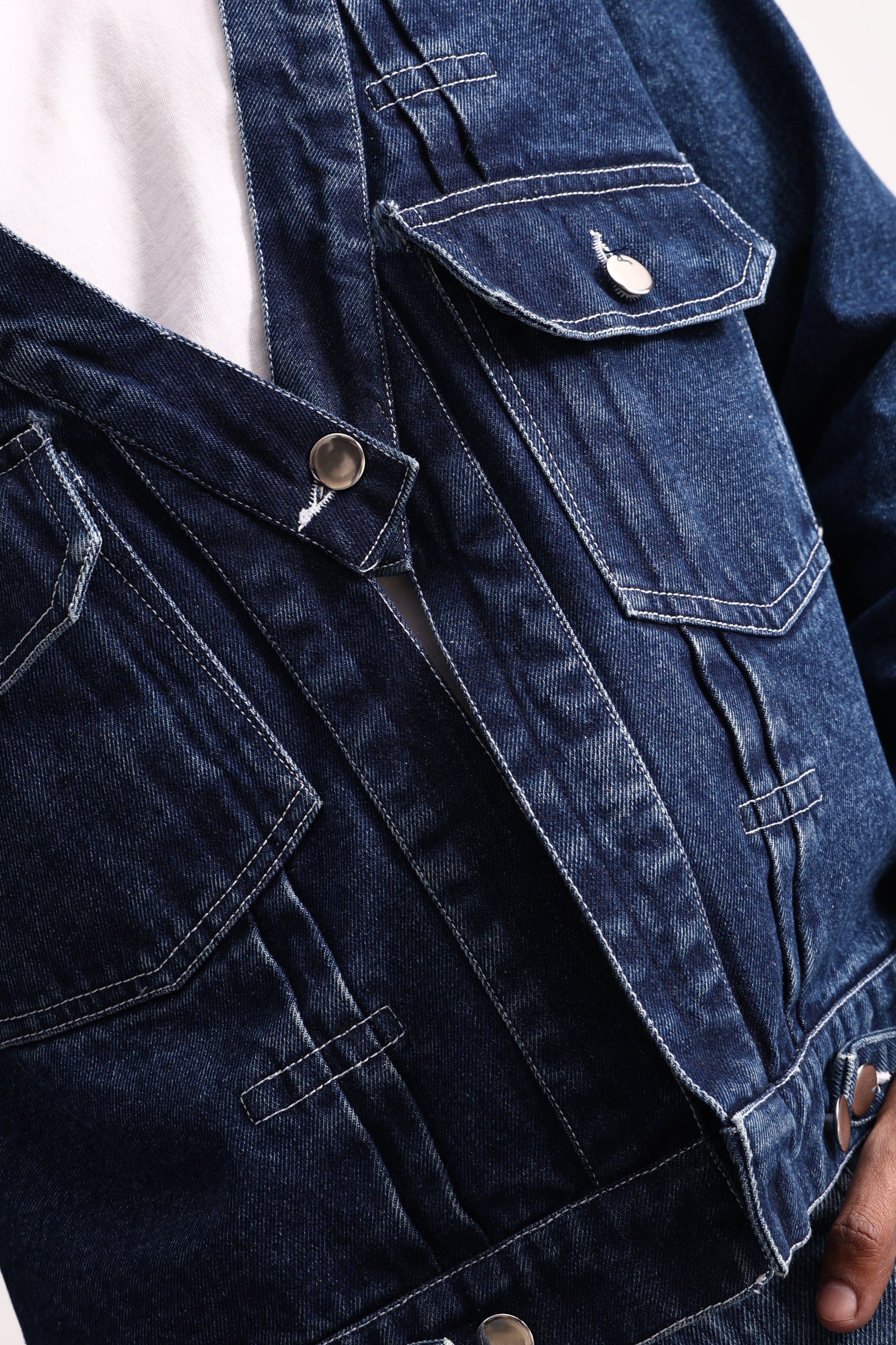 Indigo Utility Denim Jacket