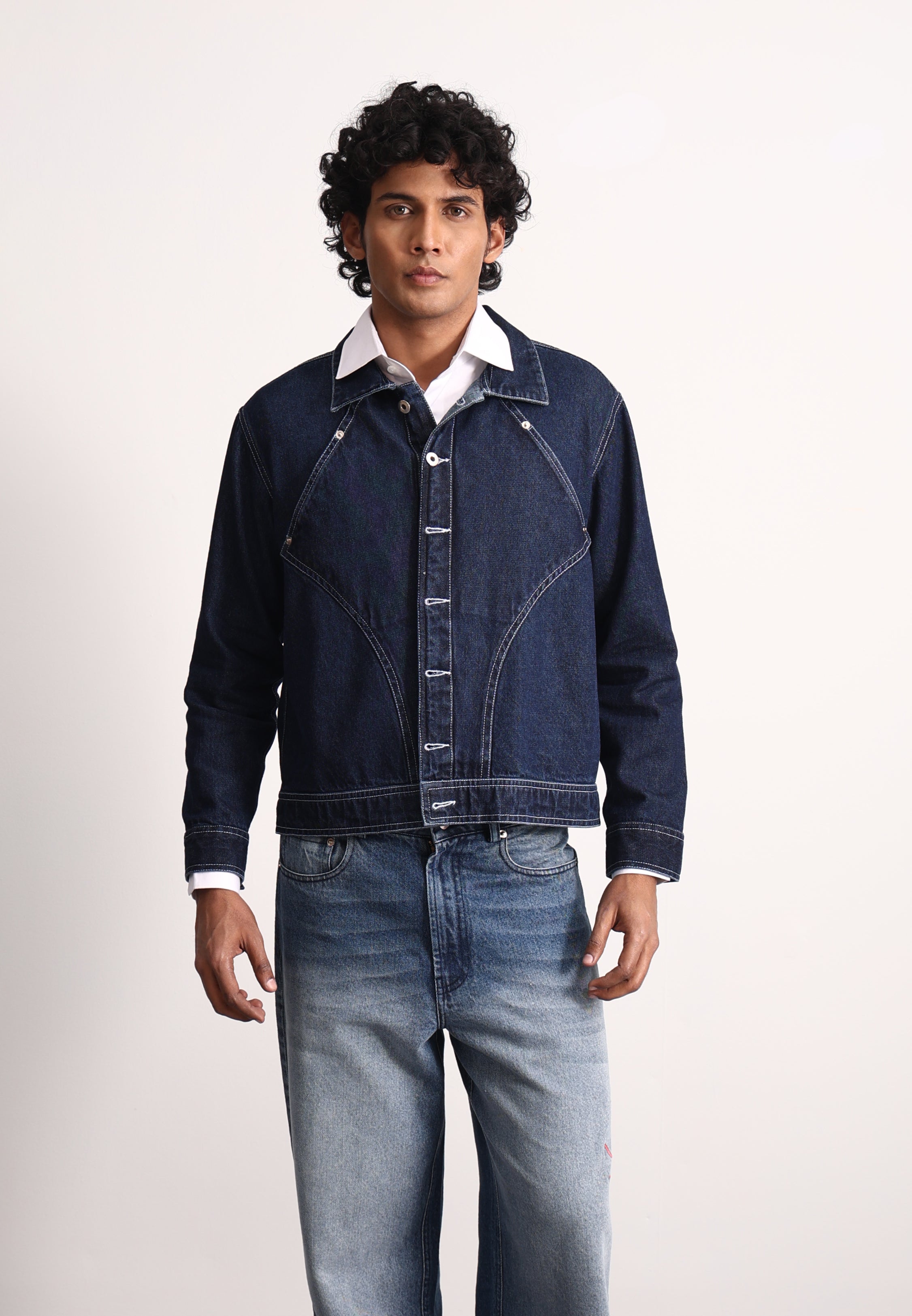 Indigo Utility Denim Jacket