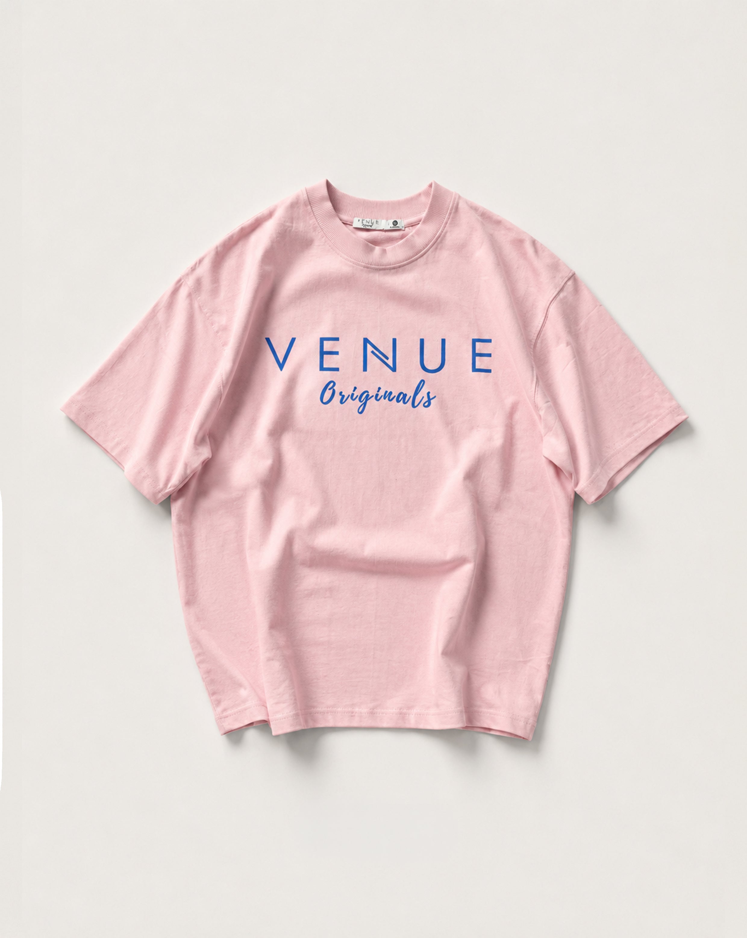 Typography Puff Print Oversized T-shirt