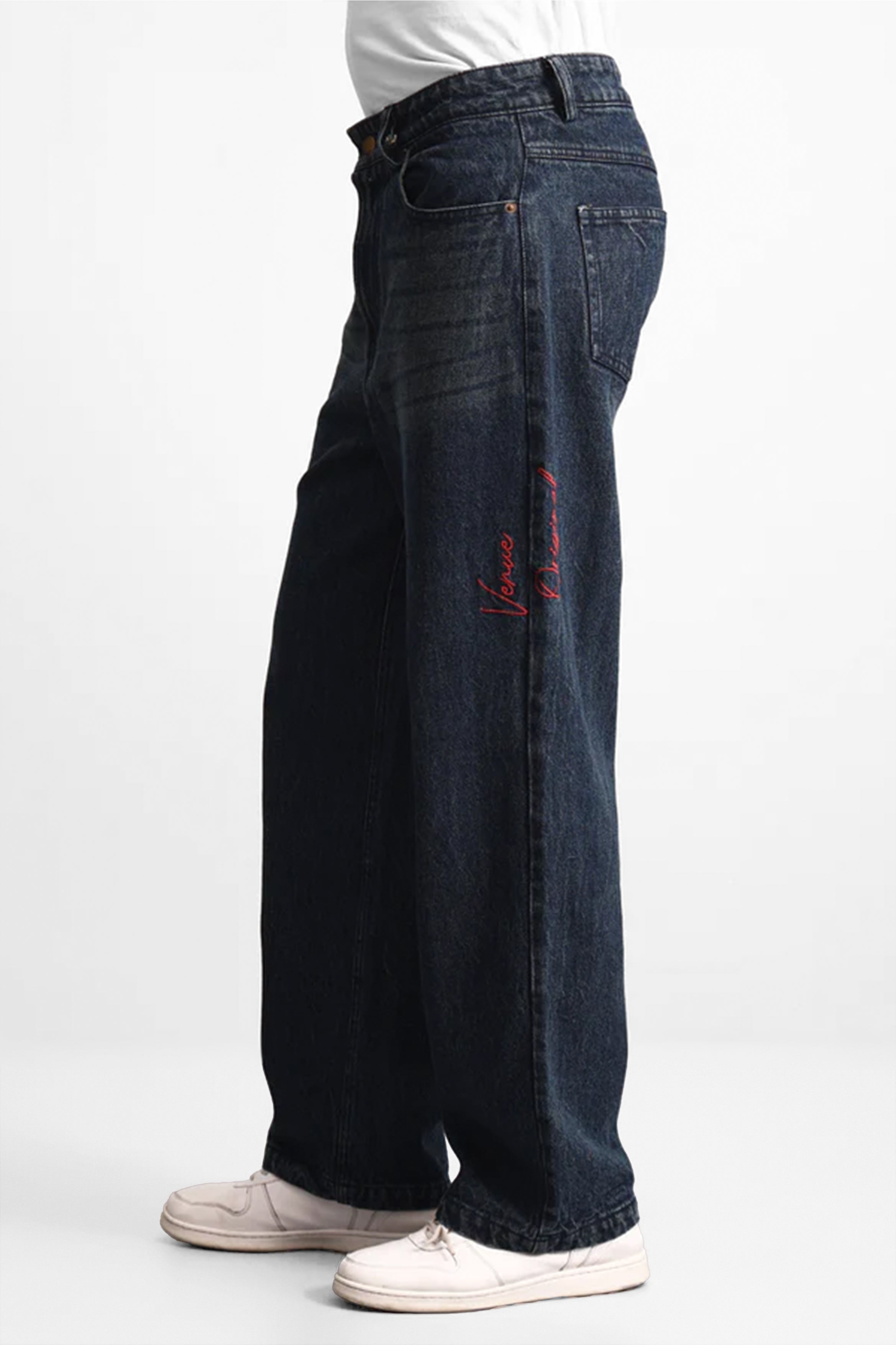 Deep Indigo Straight Denim