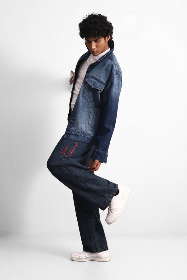 Deep Indigo Straight Denim