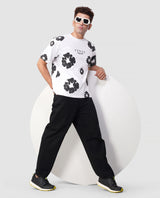 Pop Vibe Oversized Tee – Midnight Butter