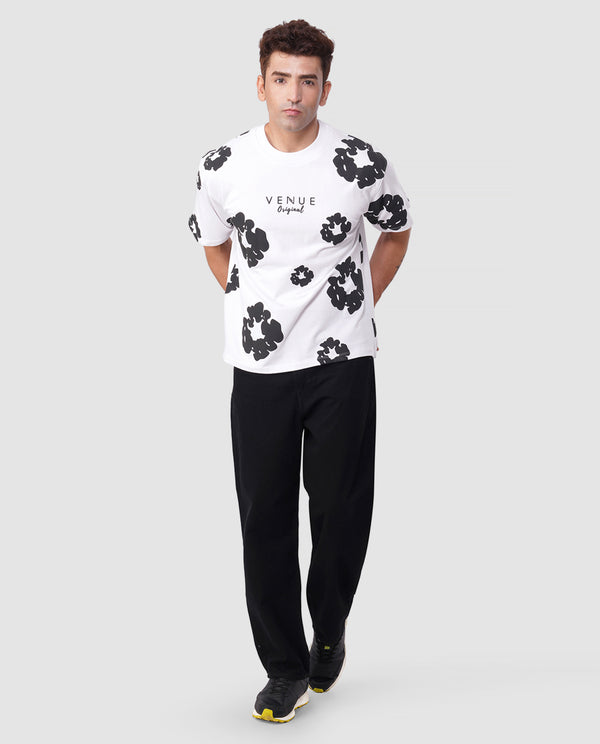 Pop Vibe Oversized Tee – Midnight Butter