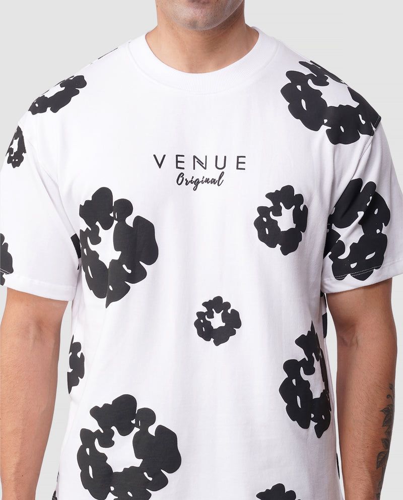 Pop Vibe Oversized Tee – Midnight Butter