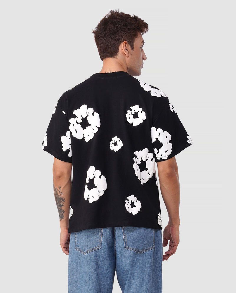 Pop Vibe Oversized Tee – Midnight Butter