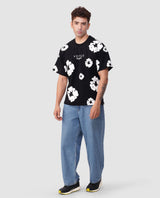 Pop Vibe Oversized Tee – Midnight Butter