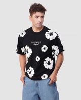 Pop Vibe Oversized Tee – Midnight Butter