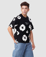 Pop Vibe Oversized Tee – Midnight Butter