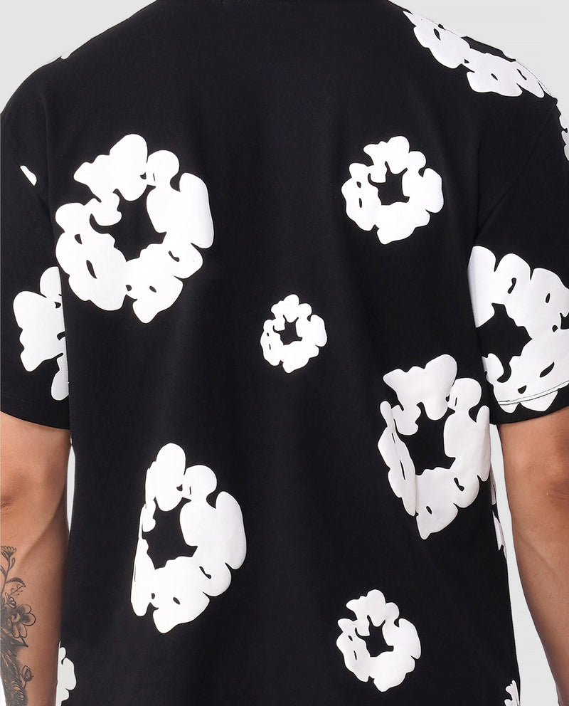 Pop Vibe Oversized Tee – Midnight Butter