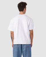 Scripted Chaos Oversized Tee – Red Ink Manifest Drop