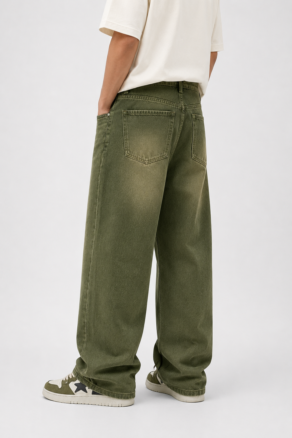 Matcha Stone Wash Denim