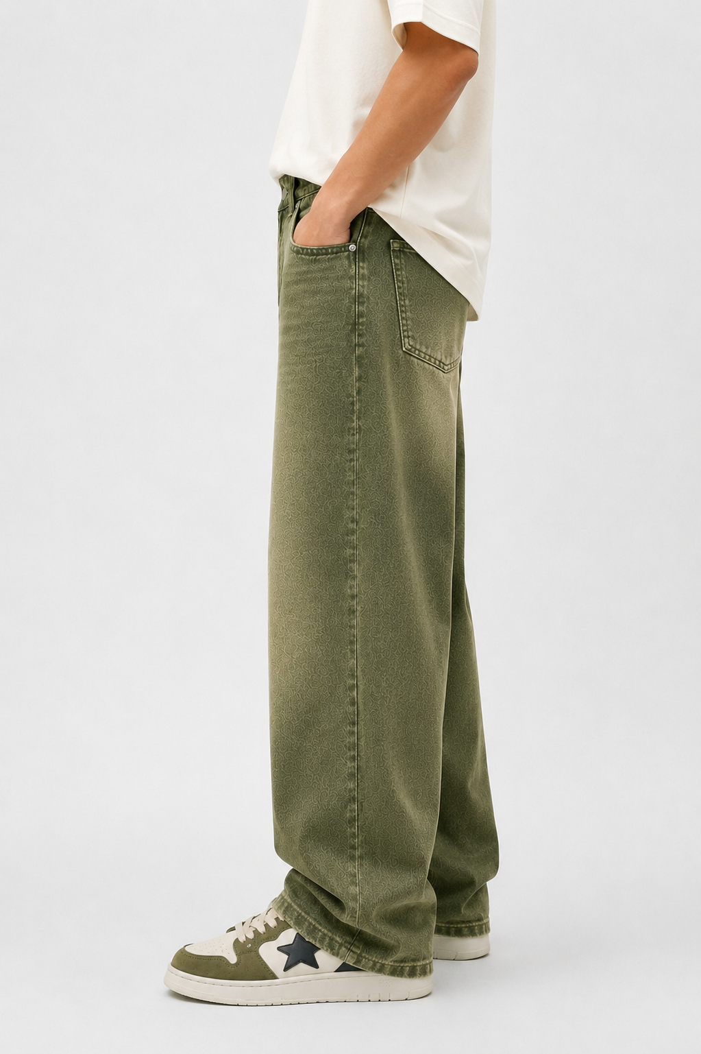 Matcha Stone Wash Denim