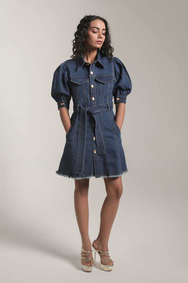 Denim Reverie Mini Dress – Venue Blues
