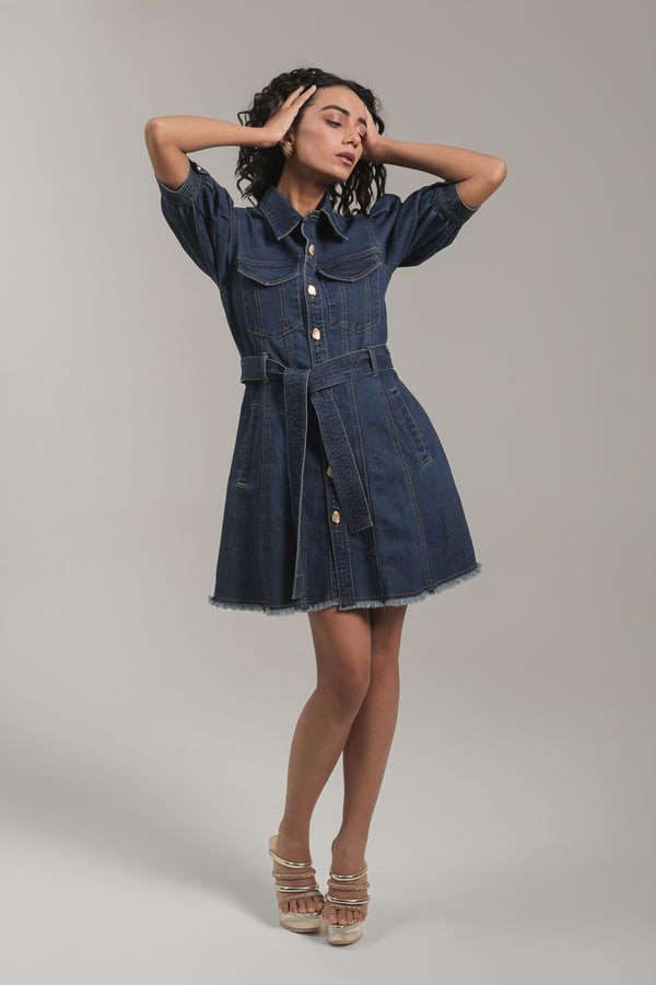 Denim Reverie Mini Dress – Venue Blues