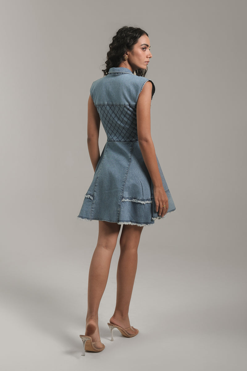 Quilted Charm Denim Mini – Venue Blues