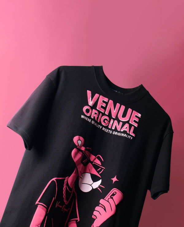 Panther Drip Oversized Tee – Neon Flex Drop