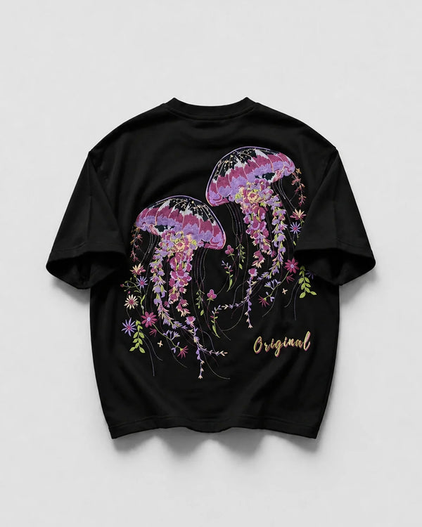 Jelly Fish Black T-shirt